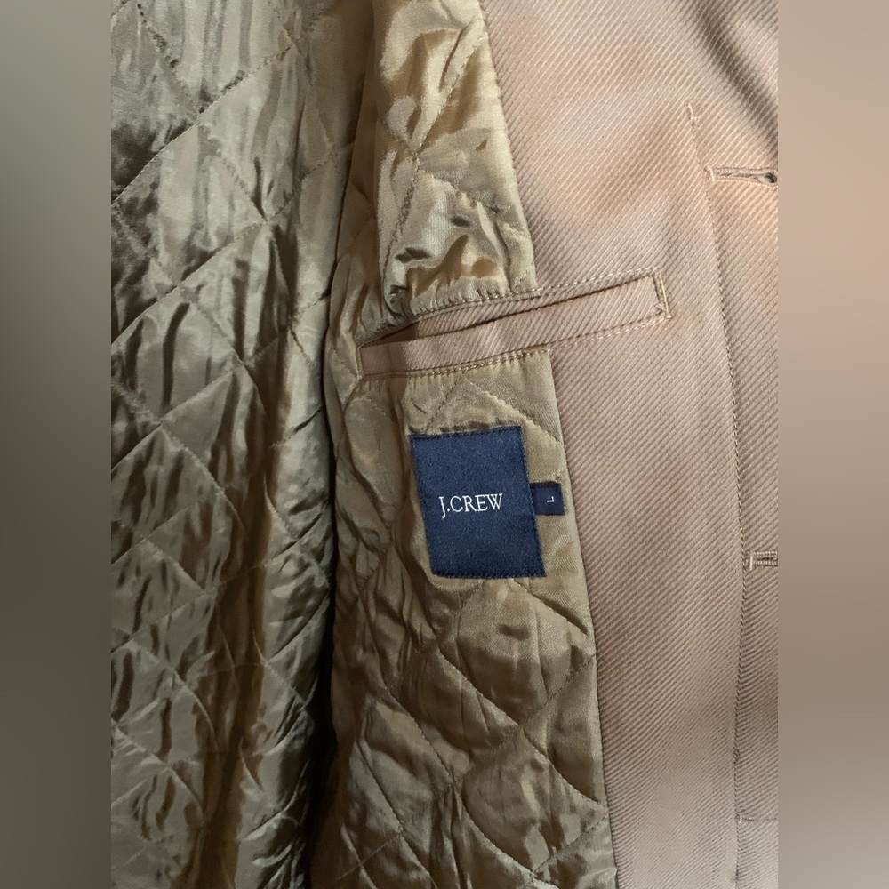 J Crew Cotton Tan Coat - Picture 5 of 7